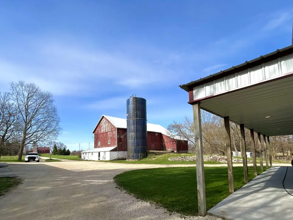 The Der Hoffskeller barn in Cedarburg, Wisconsin
